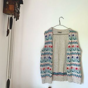 Vintage knit vest